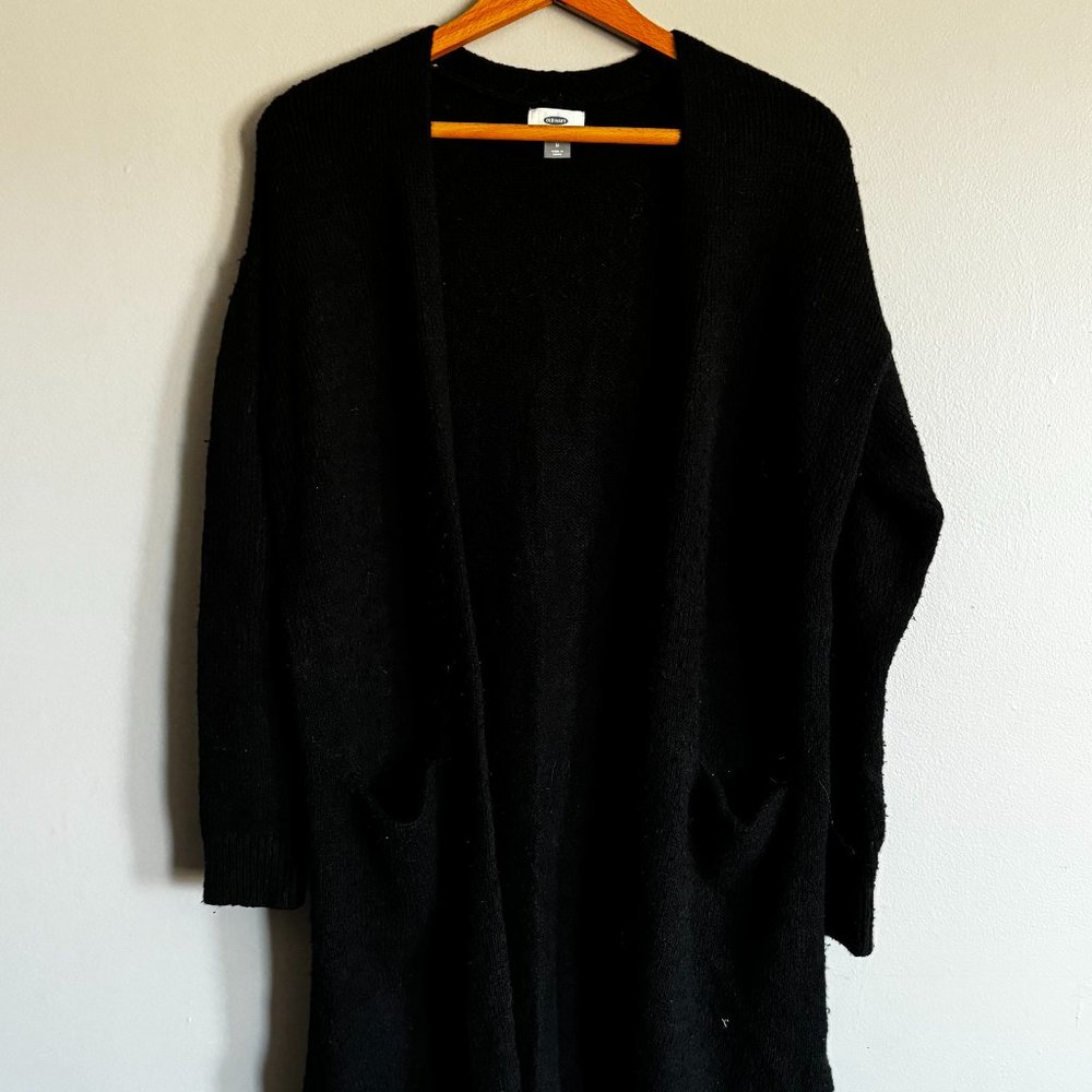 Black Old Navy Women's Size M Sweater Duster